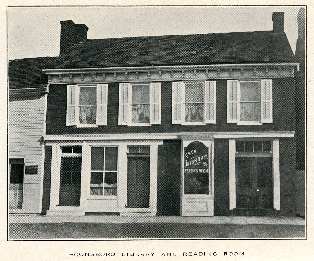 Boonsboro Reflections: Merger of Republican Club & Wash Co Free Library