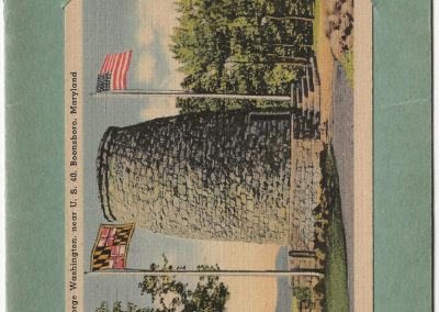 Monument Souvneir with postcard