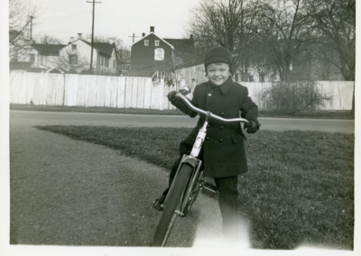 Doug Bast riding a bike