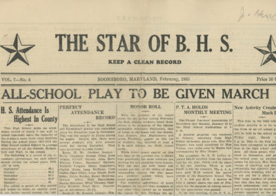 BHS Star February 1933 issue