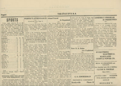 BHS Star February 1933 issue, page 4