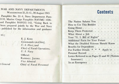 Jim Bowers - Going Back To Civilian Life booklet