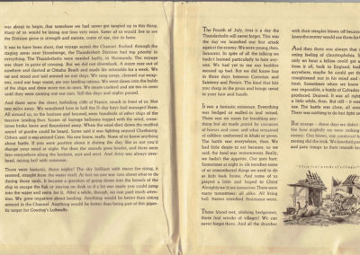 Jim Bowers -Thunderbolt pamphlet given to soldiers