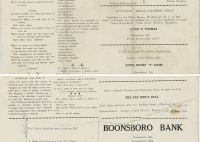 Boonsboro High School Star newspaper from 1928
