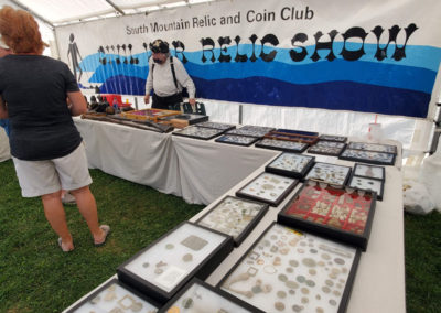 coins and Civil War relics demonstration