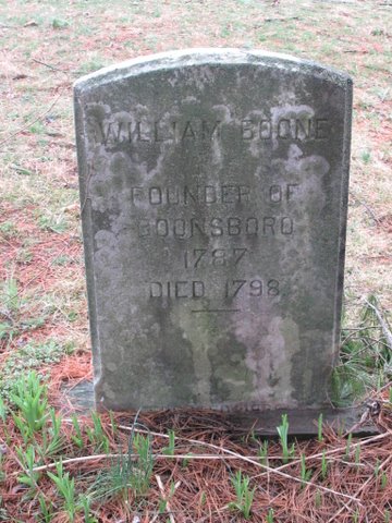 Headstone of William Boone Grave